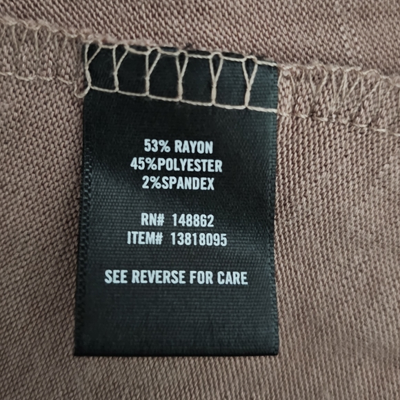 Torrid Long Sleeve Shirt Size 3X Blush Tan Mock Turtle Neck Pullover Tunic Top - Picture 6 of 8